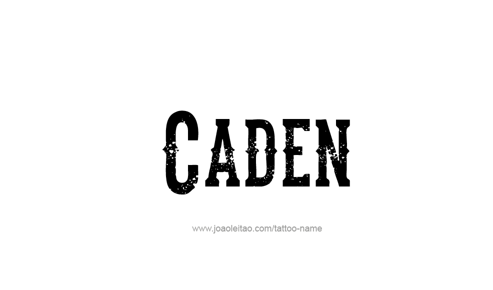 Tattoo Design  Name Caden   