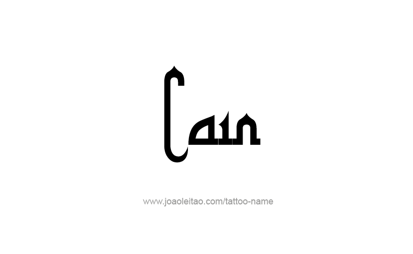 Tattoo Design  Name Cain   