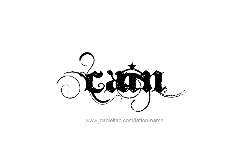 Tattoo Design  Name Cain   