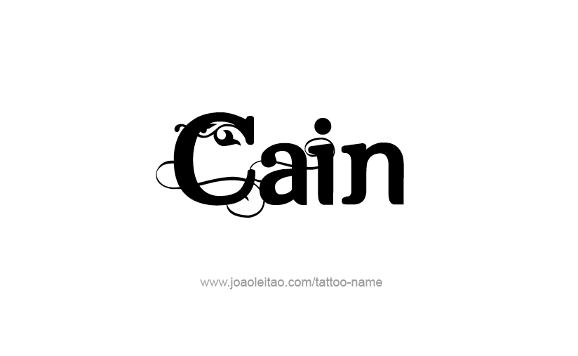 Tattoo Design  Name Cain   