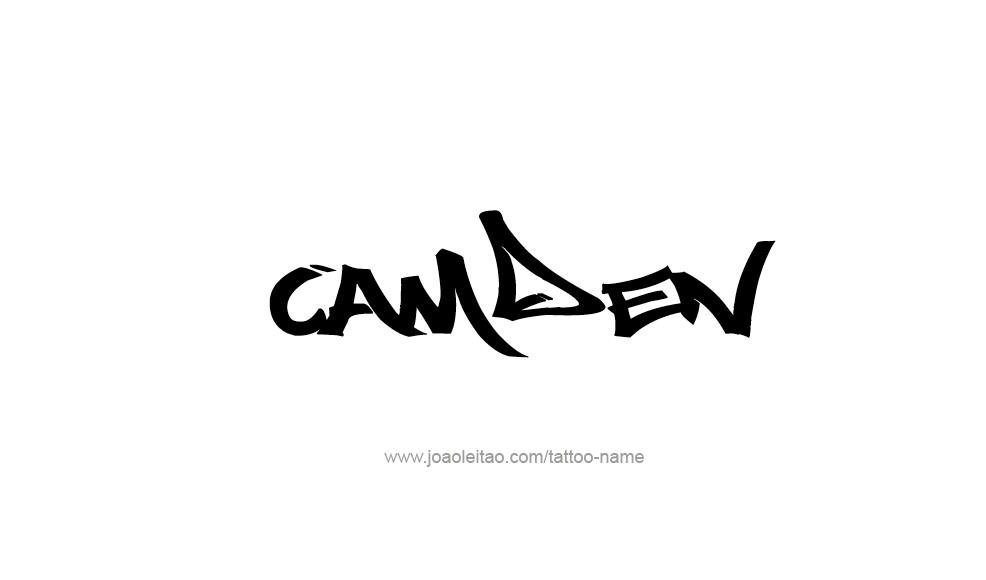 Tattoo Design  Name Camden   