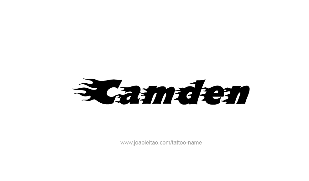 Tattoo Design  Name Camden   