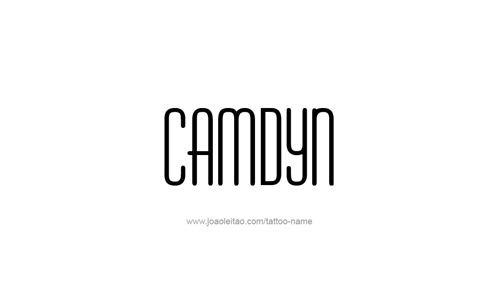 Tattoo Design  Name Camdyn   