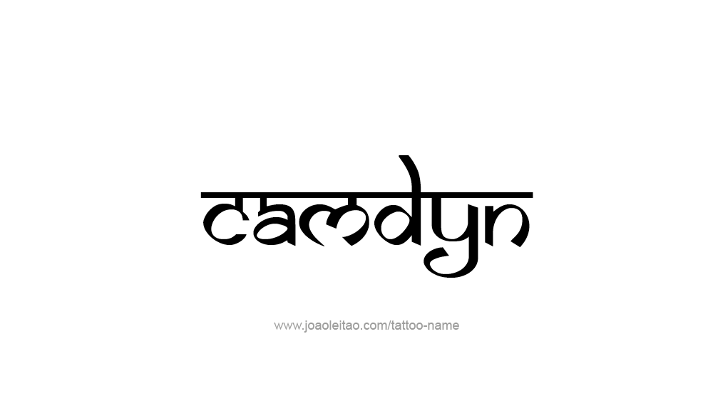 Tattoo Design  Name Camdyn   