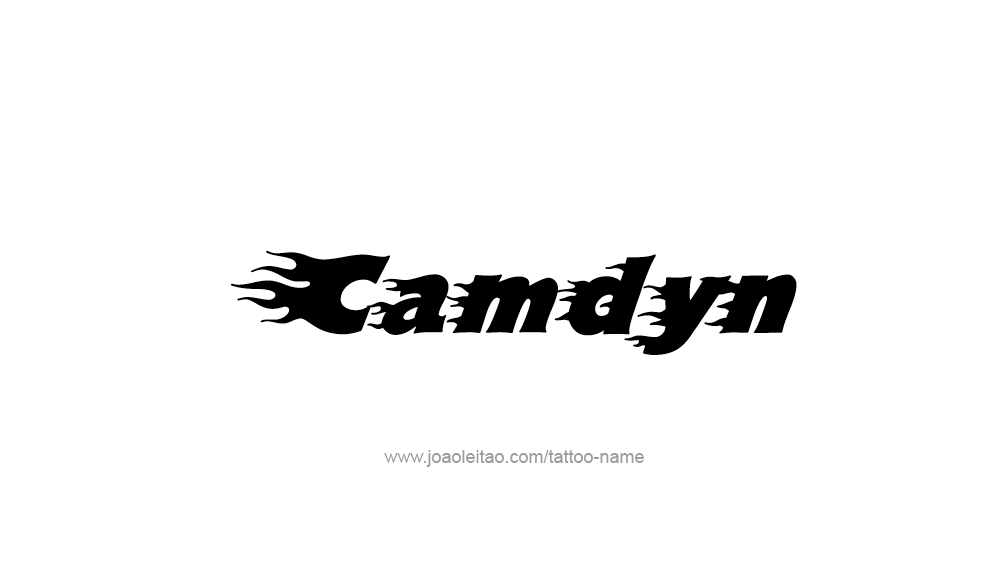 Tattoo Design  Name Camdyn   