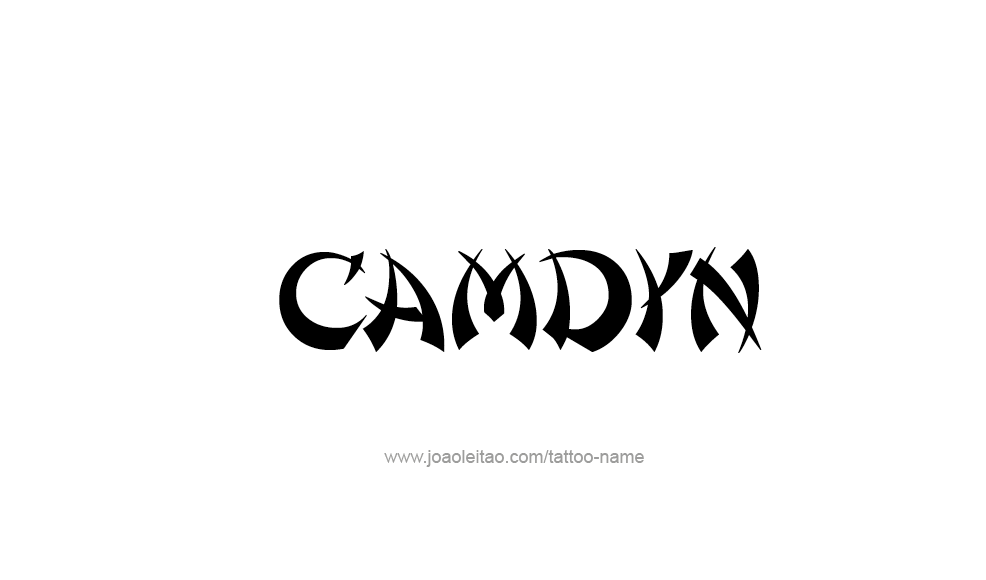 Tattoo Design  Name Camdyn
