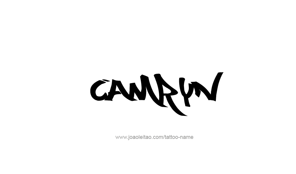 Tattoo Design  Name Camryn   