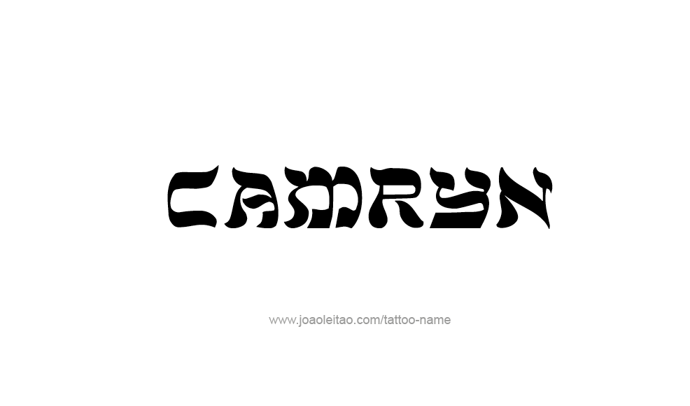 Tattoo Design  Name Camryn   