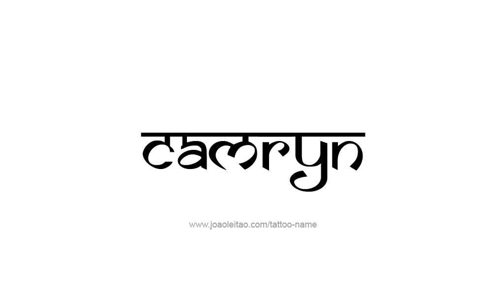 Tattoo Design  Name Camryn   