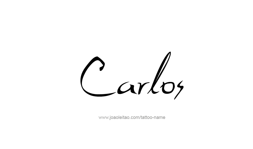 Tattoo Design  Name Carlos   