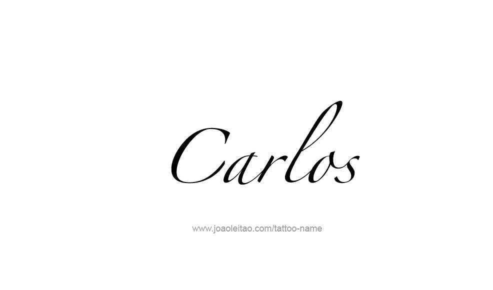 Tattoo Design  Name Carlos   