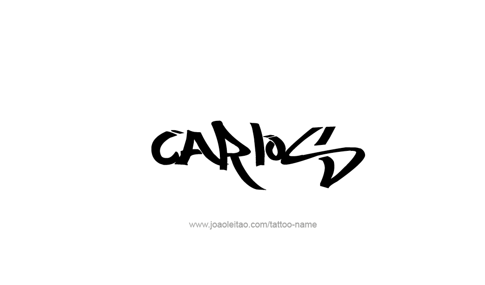 Tattoo Design  Name Carlos   