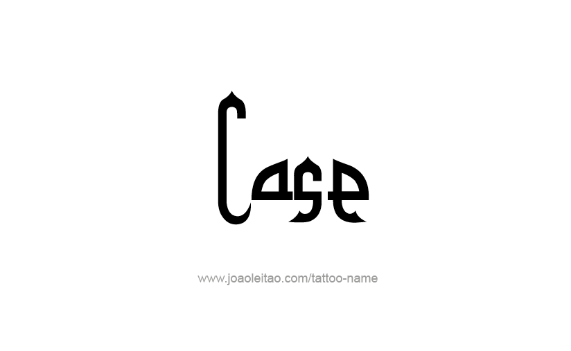 Tattoo Design  Name Case   