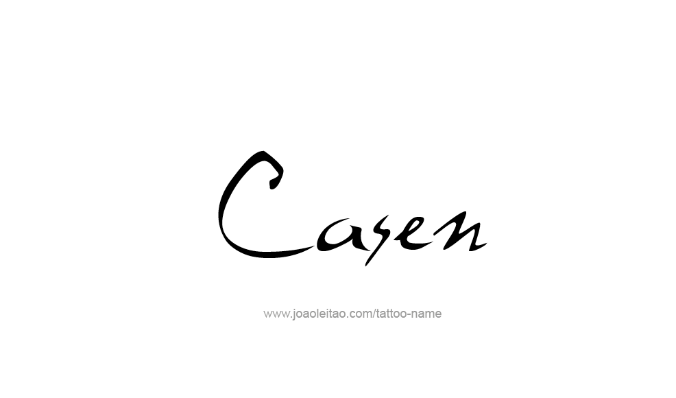 Tattoo Design  Name Casen   