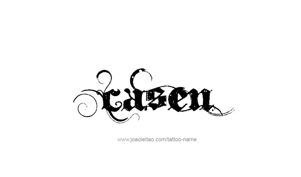 Tattoo Design  Name Casen   