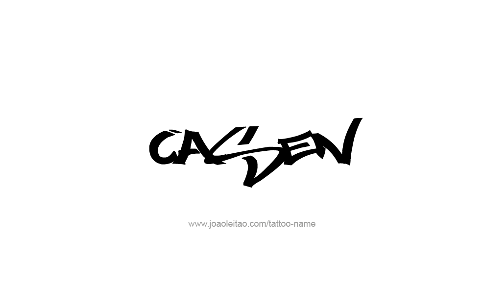 Tattoo Design  Name Casen   