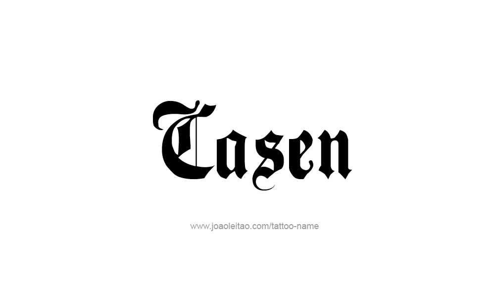 Tattoo Design  Name Casen   