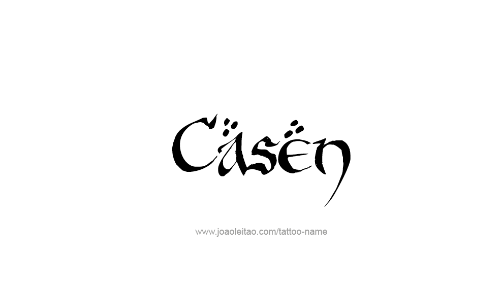 Tattoo Design  Name Casen   