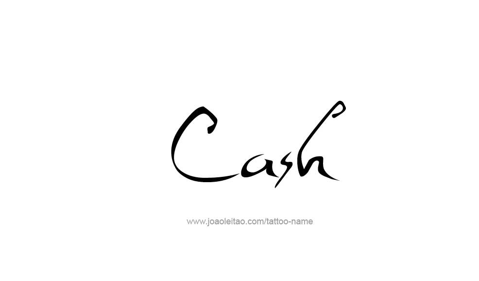 Tattoo Design  Name Cash   