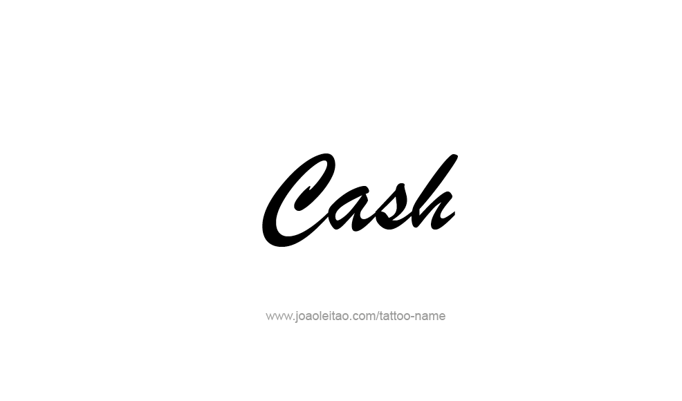 Tattoo Design  Name Cash   