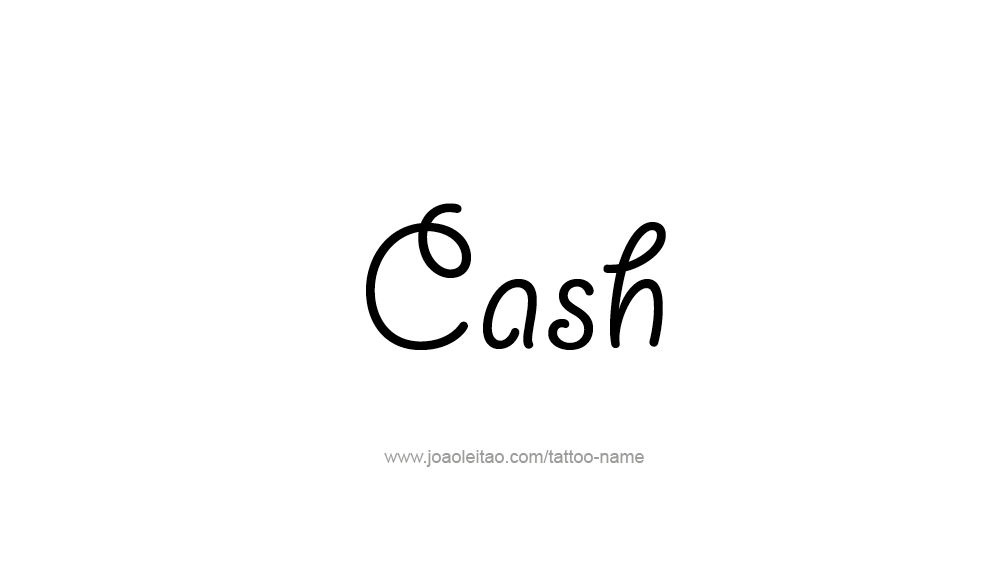 Tattoo Design  Name Cash   