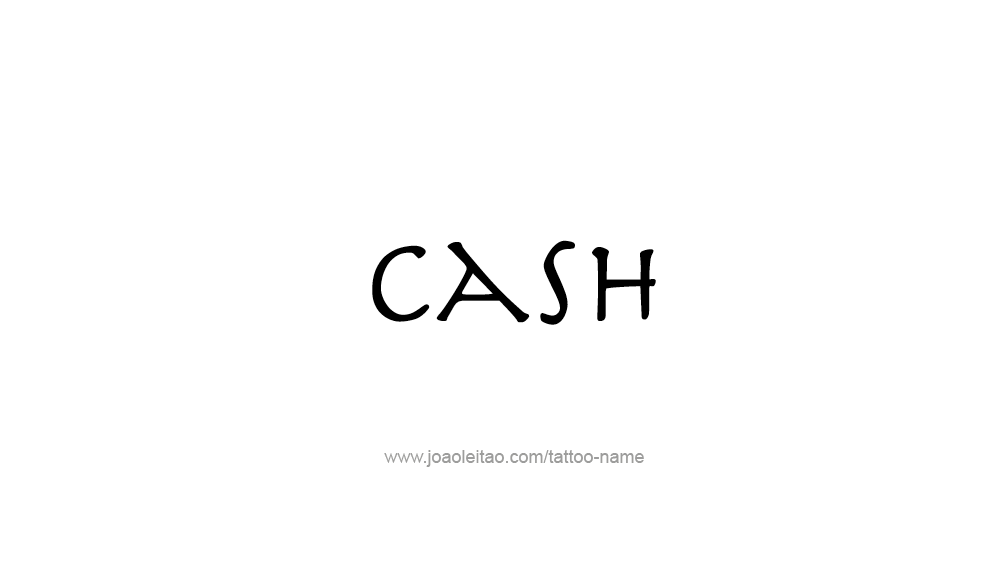 Tattoo Design  Name Cash   