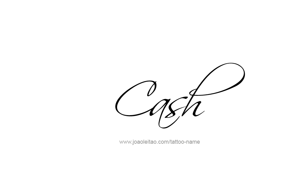 Tattoo Design  Name Cash   