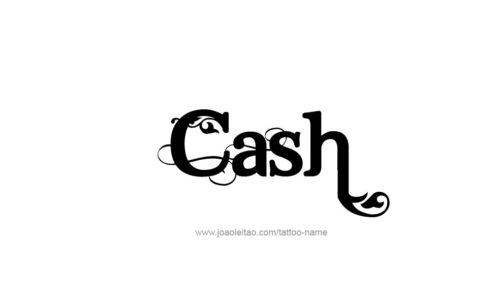 Tattoo Design  Name Cash   