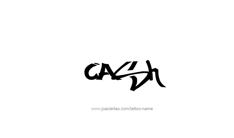 Tattoo Design  Name Cash   