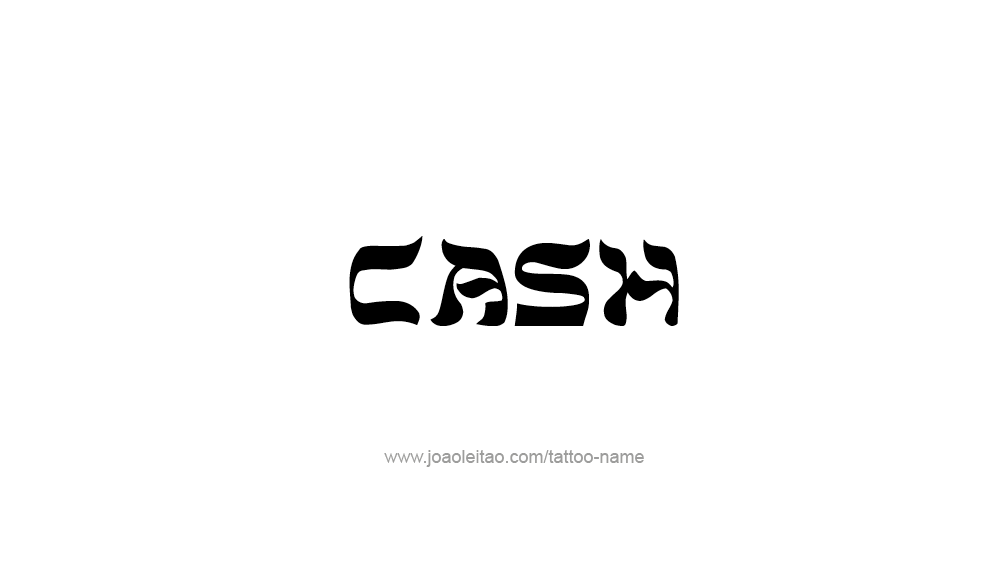 Tattoo Design  Name Cash   