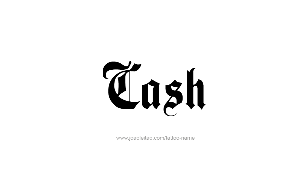 Tattoo Design  Name Cash   