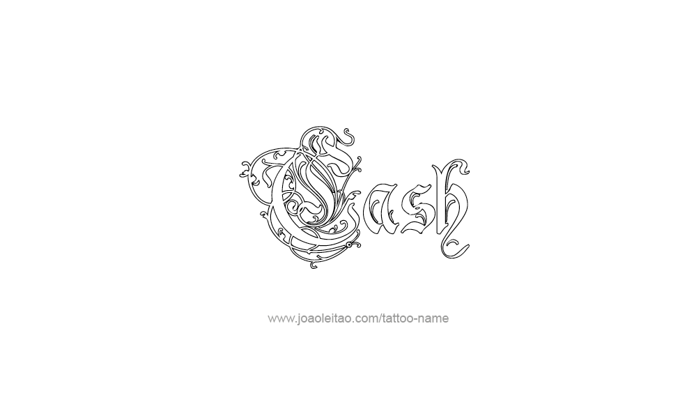 Tattoo Design  Name Cash   