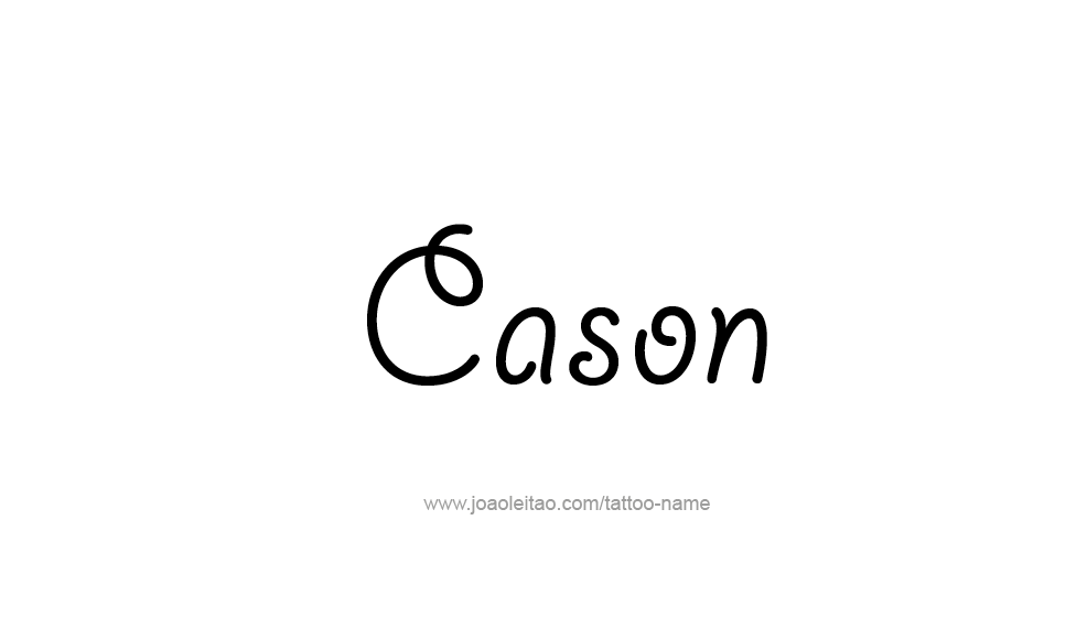 Tattoo Design  Name Cason   