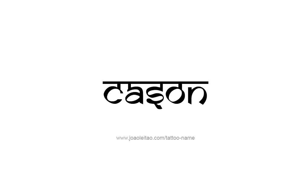 Tattoo Design  Name Cason   