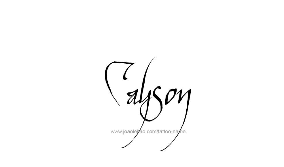 Tattoo Design  Name Cayson   