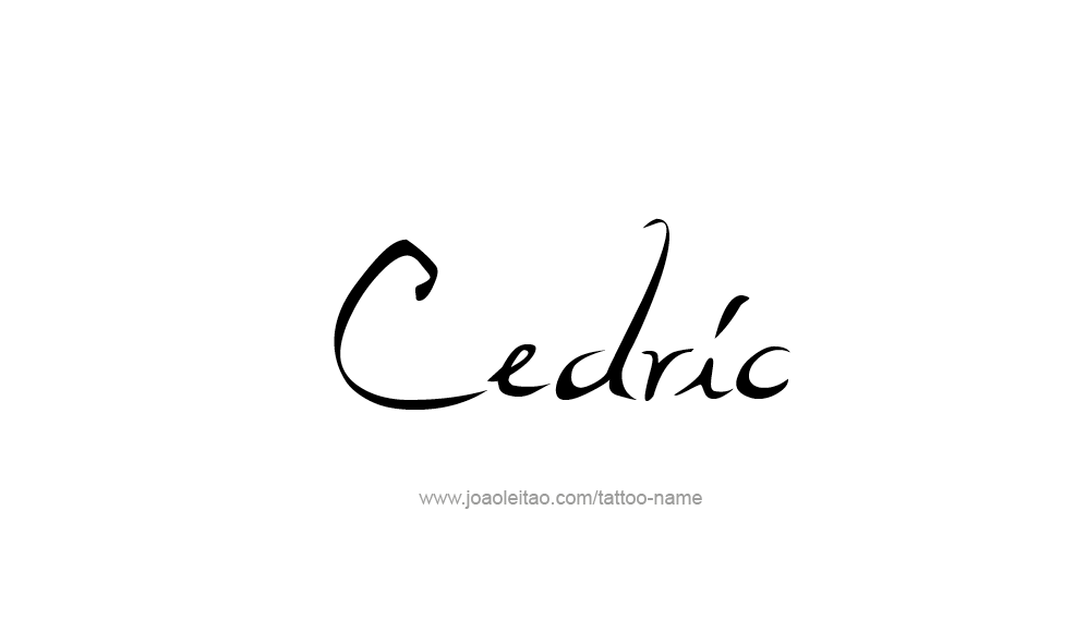 Tattoo Design  Name Cedric   