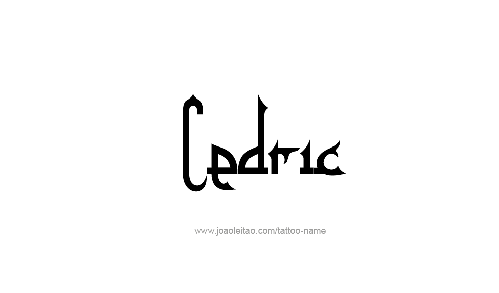 Tattoo Design  Name Cedric   