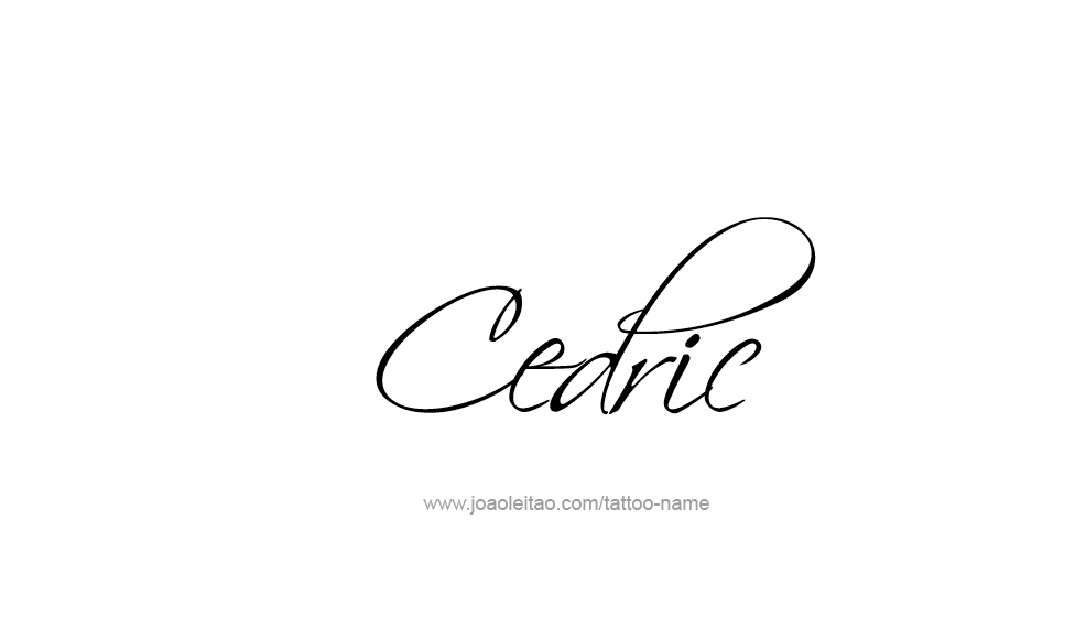 Tattoo Design  Name Cedric   