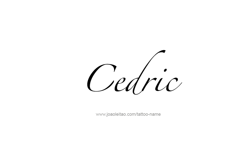 Tattoo Design  Name Cedric   