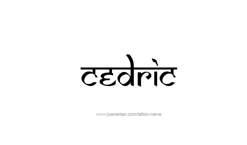 Cedric Name Tattoo Designs