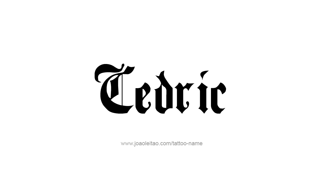 Tattoo Design  Name Cedric   