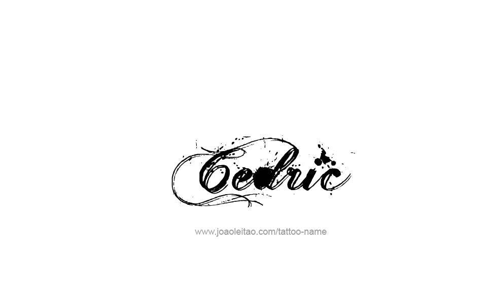 Tattoo Design  Name Cedric   