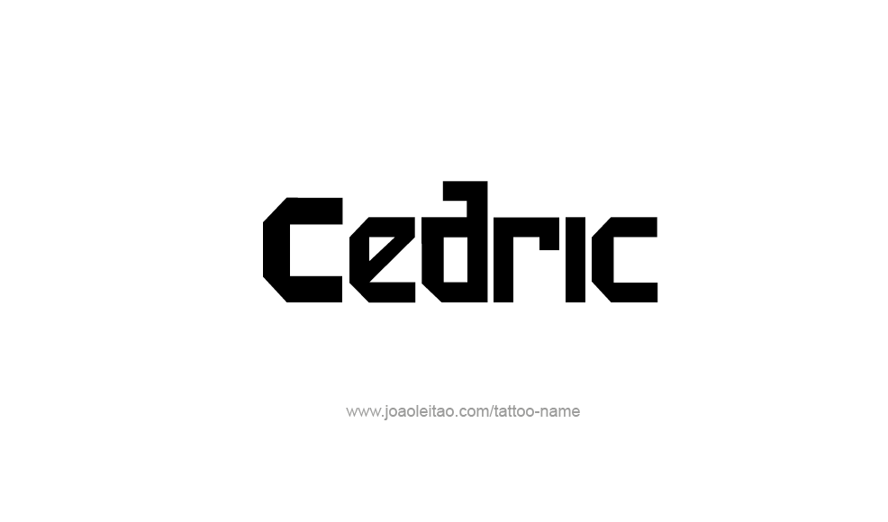 Tattoo Design  Name Cedric   