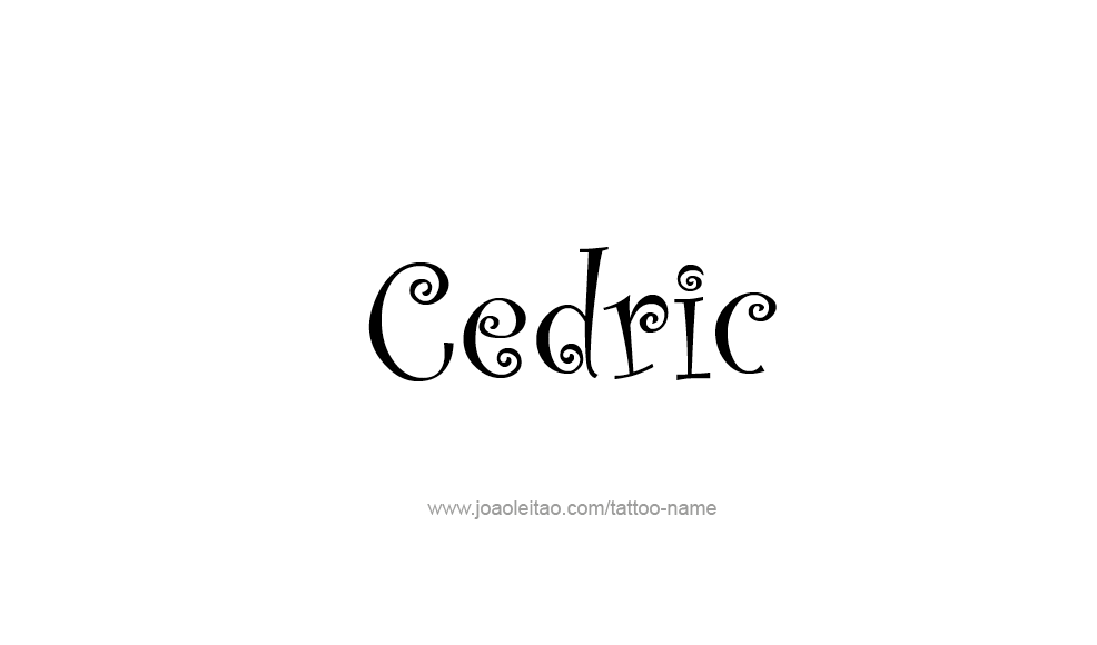 Tattoo Design  Name Cedric   