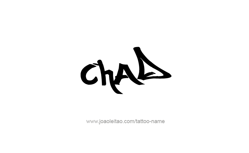 Tattoo Design  Name Chad   