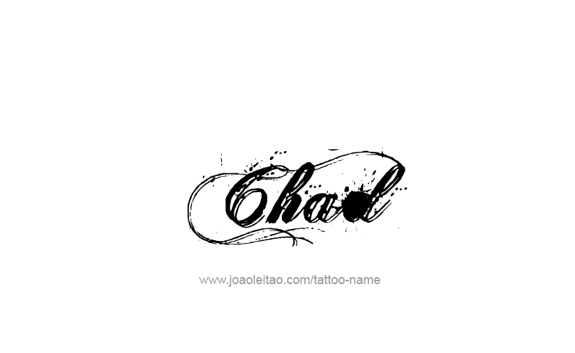 Tattoo Design  Name Chad   