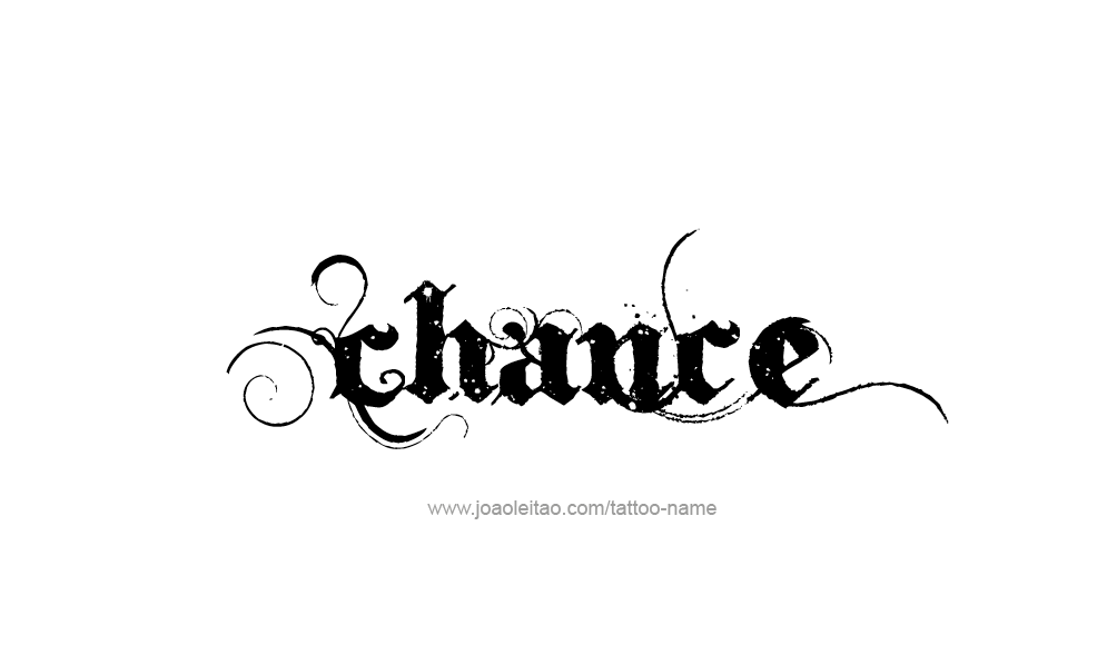 Tattoo Design  Name Chance   