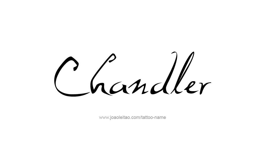 Tattoo Design  Name Chandler   