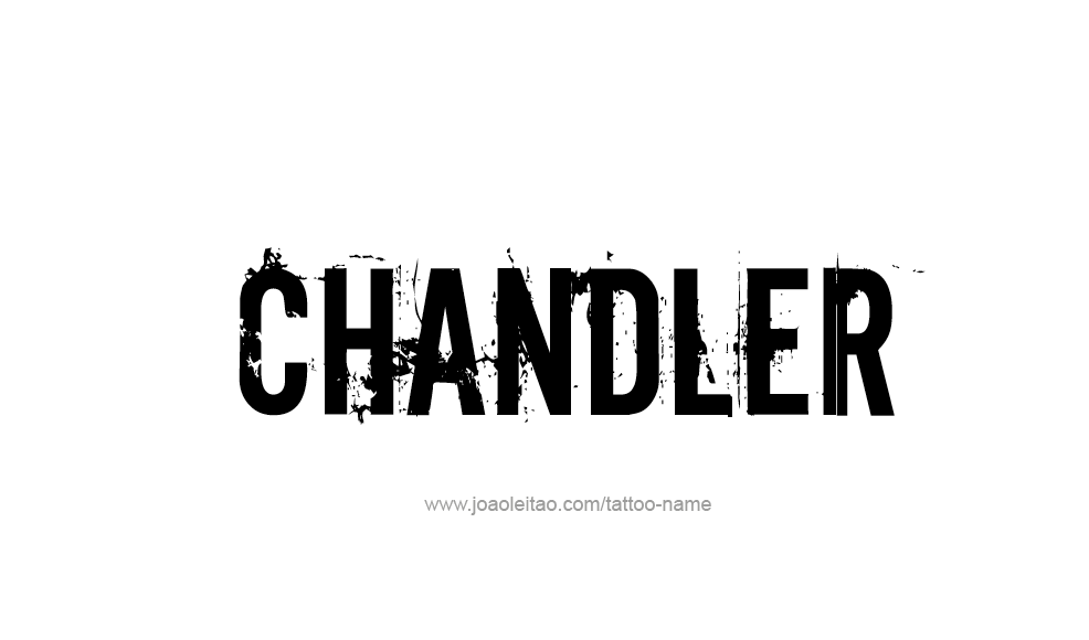 Tattoo Design  Name Chandler   