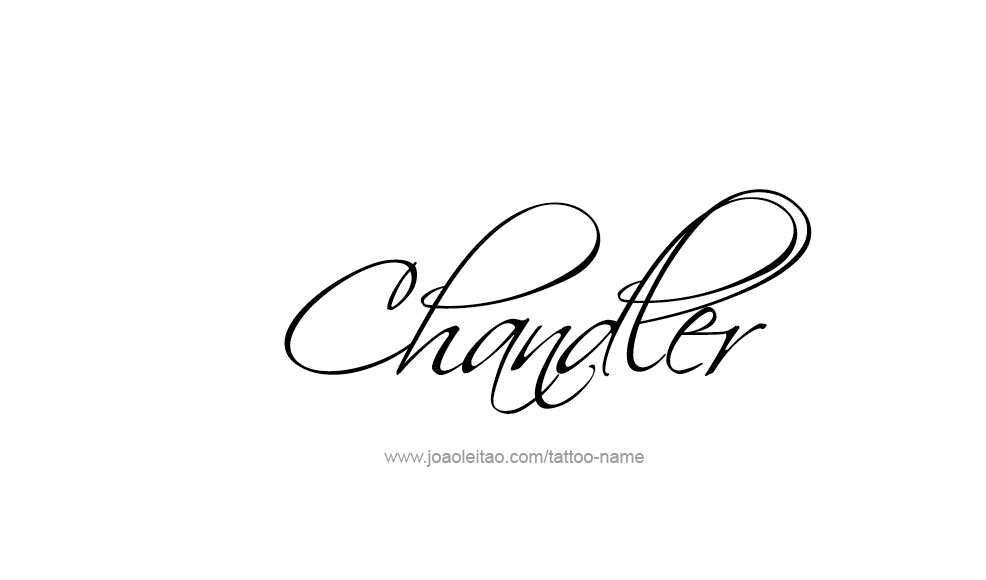 Tattoo Design  Name Chandler   